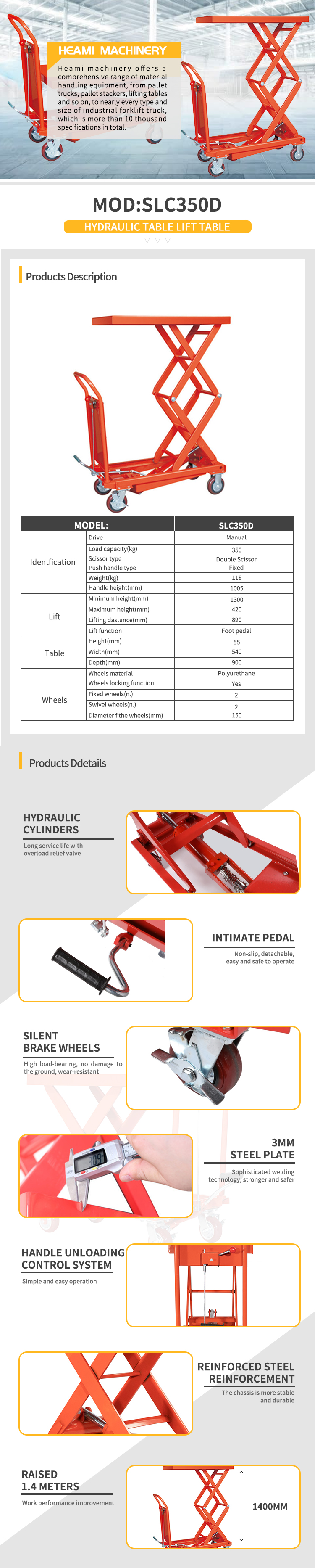 Lift Table SLC 350D